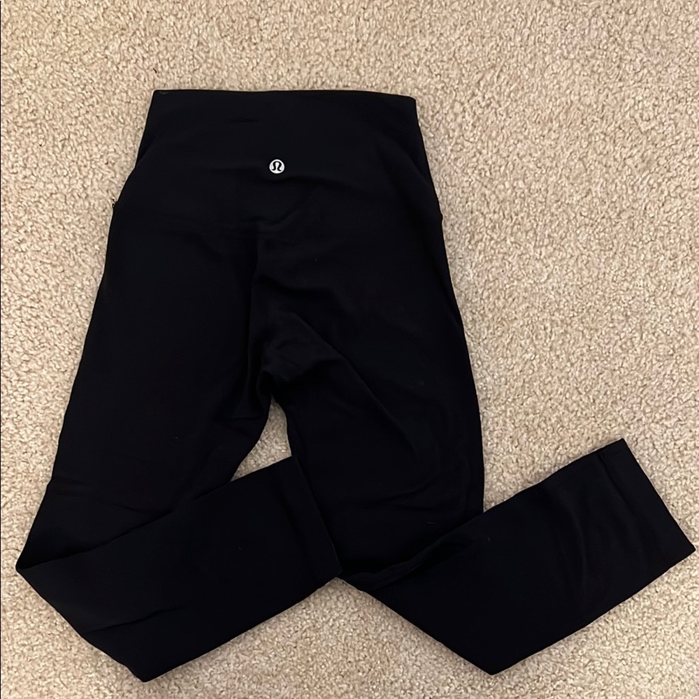 Lululemon Black Leggings, lululemon Align™ High-Rise Crop 23"